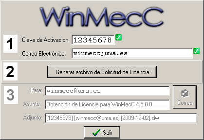 Clave de Activacion del programa WinMecC mediante el  libro Fundamentos de Teoria de Maquinas
